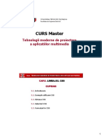 CURS Master: Tehnologii Moderne de Proiectare A Aplicatiilor Multimedia