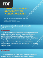 2020 - Communication and Globalization World Englishes