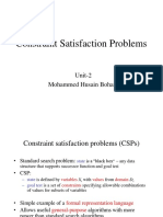 Unit 2 Constraint Satisfaction Problems