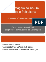 Ansiedade e transtornos relacionados: diagnósticos e intervenções em enfermagem