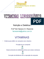 vitaminas lipossoluveis(nutrição e dietetica)