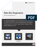 Rak Din Engineers" Are The Manufacturer and Exporter of