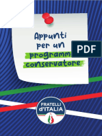 Appunti Per Un Programma Conservatore