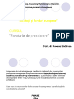 Cursul 3 - Fondurile de Preaderare - Phare