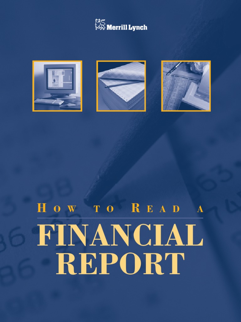 How To Read A Financial Report | PDF