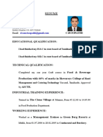 Resume: C.Boopathi Educational Qualification