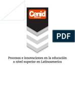 Procesos e Innovaciones en La Educación A Nivel Superior en Latinoamerica