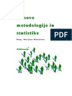 Statistika Statisticne Obdelave Analize Spss PSPP Metodologija Manoilov