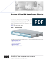 Overview of Cisco 1800 Series Routers Modular