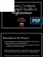 Culture, Context, & Mental Health In: Afghanistan