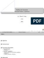 3.4 Funciones Lineales y Cuadráticas