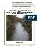 PDF Perfil Simplificado Canal de Riego Lateral l1 Huacan Membrillo - Compress