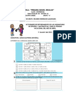 Actividad de Repaso Periodo Vacacional Mes de Abril 2022