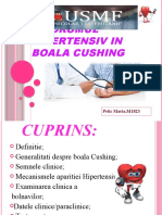 Sindromul Hipertensiv in Boala Cushing: Petic Maria, M1823