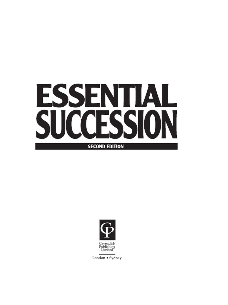 London Sydney Cavendish Publishing Limited PDF Will And Testament Estoppel