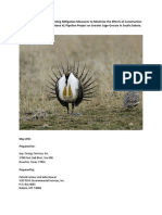 An Approach For Implementing Mitigation Measures To Minimize The Effects of Construction and Operation of The Keystone XL Pipeline Project On Greater Sage-Grouse in South Dakota