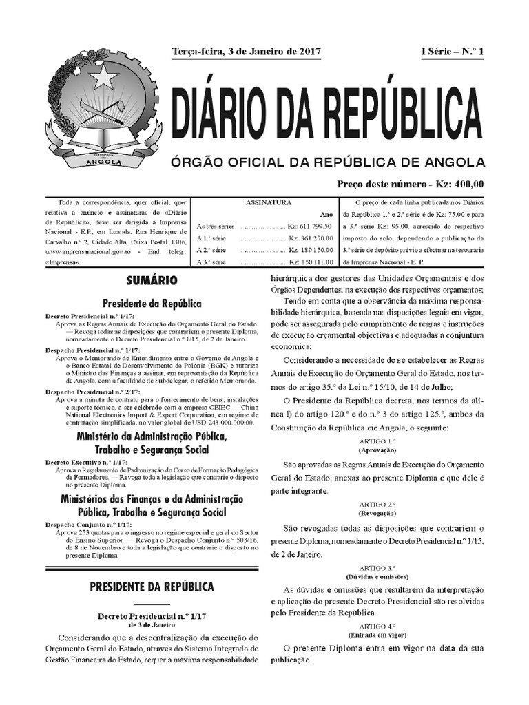 Execução Orçamental 1 2017 | PDF