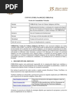 Convocatoria Nro.008.2022 Chirapaq