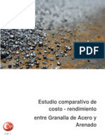 Abrasivos Arenado Granalla Costos Comparativos Cym Sandblasting