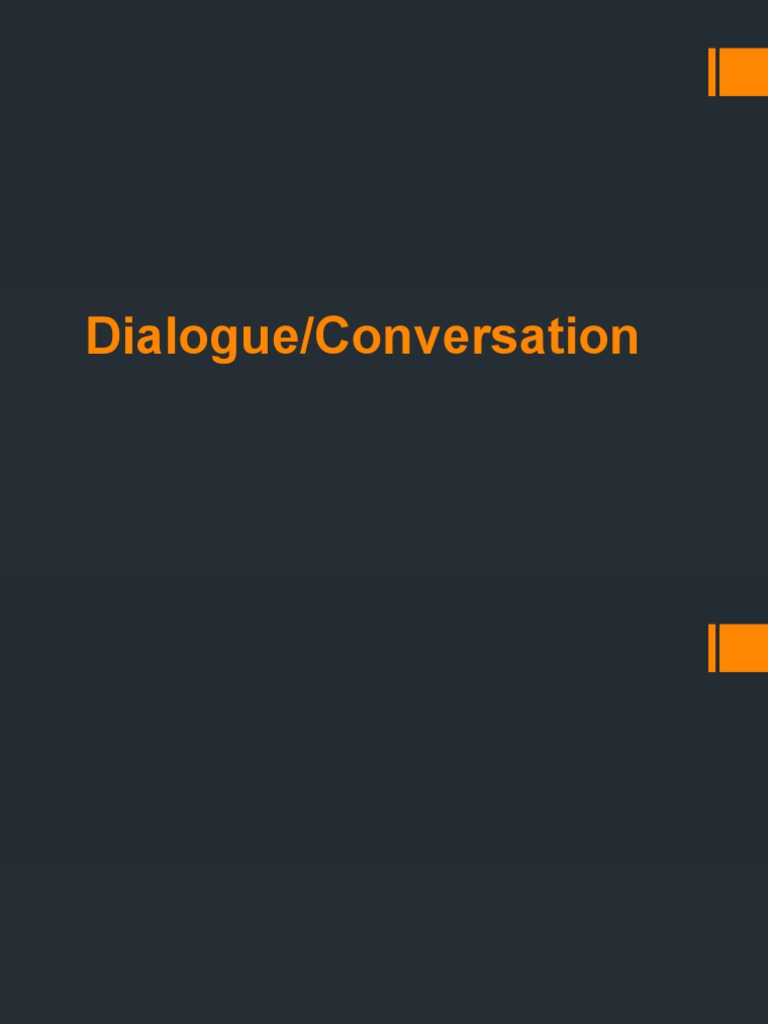 Dialogue and Interview | PDF