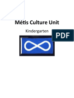 Kindergarten-Métis Culture Unit