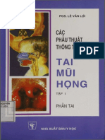 Cac Phau Thuat Thong Thuong Tai Mui Hong Tap 1 Phan Tai