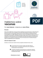 Hablemos sobre vacunas - Guía para docentes