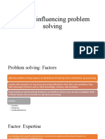 Factors Influencing Problem Solving