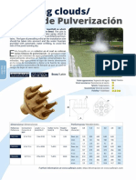 Boquillas Fuentes - Nubes de Pulverizacion