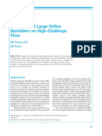 The Effect of Large Orifice Sprinklers On High-Challenge Fires