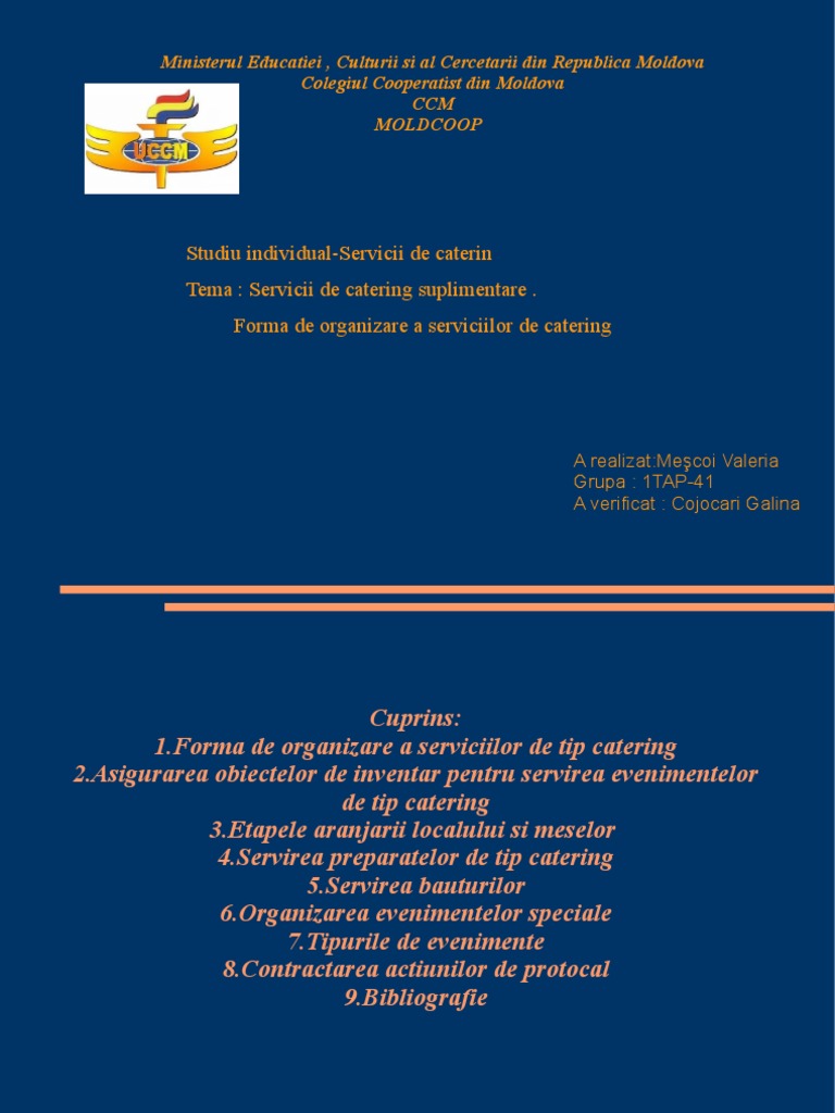 Catering | PDF