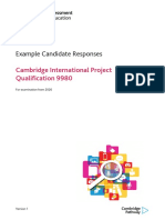 9980 Example Candidate Responses (For Examination From 2020)