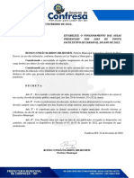 030-2022 Decreto - Alteração Ponto Facultativo - Educação