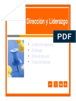 Dirección y Liderazgo