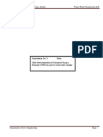 Experiment No. 3 Date: Title: Determination of Chemical Oxygen Demand (COD) in A Given Wastewater Sample