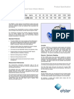 Woltmann Helix Helical Vane Water Meters: Permanent Flow Rate (Q) KL/H Size - Nominal Diameter (DN) MM