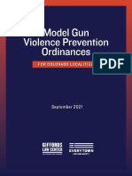 Model Gun Violence Prevention Ordinances for CO