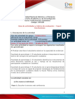 Guía de Actividades y Rúbrica de Evaluación - Fase 4 - Actividad Final