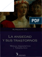 La Ansiedad y Sus Trastornos Manual Diagnóstico y Terapéutico (Alfredo Horacio Cía)