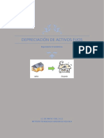 Depreciación de Activos Fijos