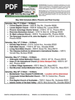 Borderlands Produce Distribution Calendar