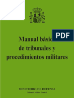 Manual Basico de Tribunales y Procedimientos Militares