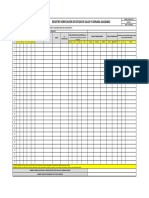 Registro Verificación de Estado de Salud Y Jornada Saludable