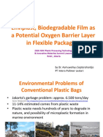 Enviplast, Biodegradable Film As A Potential Oxygen Barrier Layer in Flexible Packaging