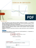 Reglas Básicas de Derivación