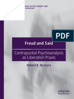 Freud and Said: Contrapuntal Psychoanalysis As Liberation Praxis