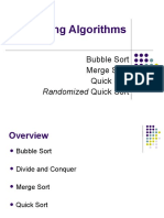 Sorting Algorithms: Randomized Quick Sort