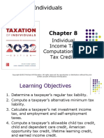 Taxation of Individuals: Individual Income Tax Computation and Tax Credits