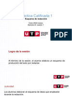 S06.s1-Práctica Calificada 1 - Esquema de Redacción 2022 Marzo