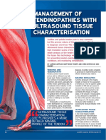 Tendinopathies With Ultrasound Tissue Characterisation